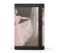 FodPand Tri-Fold Wallet with 8 Card Slots & Money Clip - Ants Eating Bread Slim Compact Wallet for Men & Women, Ballet Dancer, One Size, Modern