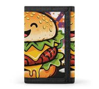 FodPand Tri-Fold Wallet with 8 Card Slots & Money Clip - Boreal Forest Slim Compact Wallet for Men & Women, a Hamburger, One Size, Modern