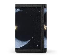 FodPand Tri-Fold Wallet with 8 Card Slots & Money Clip - Tyrannosaurus Rex Predation Slim Compact Wallet for Men & Women, Venus Transit, One Size, Modern