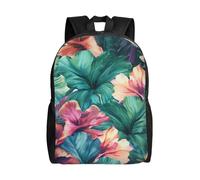 FodPand Tropical floral Travel Backpack for Women Men 15.6 inch Laptop Backpack Waterproof Work Business Daypack, Tropical Floral, One size