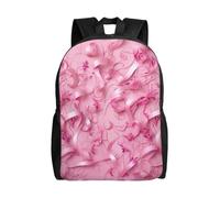 FodPand Tropical floral Travel Backpack for Women Men 15.6 inch Laptop Backpack Waterproof Work Business Daypack, Pink Ribbon Pattern, One Size, Travel Backpacks