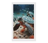 FodPand Turtle Starfish Diamond Painting Kits for Adults Beginners 5D Square Drill Diamond Art Kits with DIY Tools Gem Art Crafts for Home Wall Decor Living Room Bedroom Office Decoration 12x20