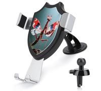 FodPand Universal Car Phone Holder Cradle 360° Rotation Auto Mount Stand Suction Cup Cell Devil's Flower Mantis Phone Mount for Dashboard Windshield Air Vent Compatible with All Smartphones