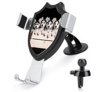 FodPand Universal Car Phone Holder Cradle 360° Rotation Auto Mount Stand Suction Cup Cell Husky Dog Phone Mount for Dashboard Windshield Air Vent Compatible with All Smartphones