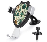 FodPand Universal Car Phone Holder Cradle 360° Rotation Auto Mount Stand Suction Cup Cell Various Tree Paintings Phone Mount for Dashboard Windshield Air Vent Compatible with All Smartphones