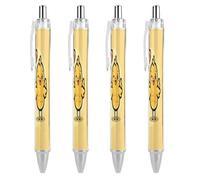 FodPand Waffles And Chicken Ballpoint Pens Fine Point Smooth Writing Pen Retractable Ball Point Pens 0.5mm Black Ink Pen Office Supplies Gifts for Men Women 4 PCS