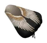 FodPand Waterproof Bicycle Seat Covers Angel Wing Bike Seat Cover | Universal Bicycle Saddle Cover with Drawstring, Rain Dust & Sun Protection Bike Seat Cushion Cover for Road, Mountain Bikes