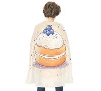 FodPand White Bread Art Halloween Capes Adult Halloween Cloak | Personalised Halloween Vampire Capes, Adult Capes Cosplay Costume Party Halloween Fancy Dress Masquerade Family Party