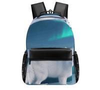 FodPand White Fox Laptop Bag Back Pack Travel Backpack Sports Work Backpacks Teacher Bookbag 16.5in