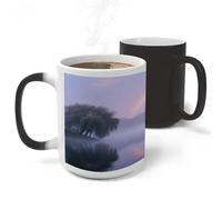 FodPand Willow Forest Rainbow 11 Oz Coffee Mug Tea Cup Novelty Ceramic Magic Mug for Women with Handle, Ideal for Daily Use Or Special Occasions