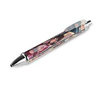 FodPand Women in The Phone Booth Ballpoint Pens Fine Point Smooth Writing Pen Retractable Ball Point Pens 0.5mm Black Ink Pen Office Supplies Gifts for Men Women 1 PCS