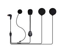 Fodsports FX-S & FX6 Motorcycle Bluetooth Intercom Changeable Boom Mic + Soft Mic, Headphone Speakers，