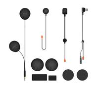 FODSPORTS High Resolution Sound Quality Speakers Headphone Cable, Only for FX8 PRO Motorcycles Bluetooth Intercom Accessories Kit (Boom Microphone and Button Microphone)