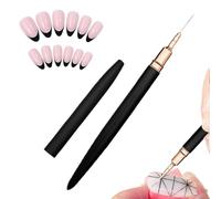 Foe Art 15 Nail Tracing Tool Set, Flexible Bristles Set, Durable Handle | Professional Nail Painting Brushes for Art Design, Stripper, Manicure, Vern