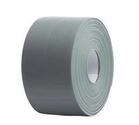 FOELANNE Caulk Strip Sealant Tape, PVC Self-Adhesive Bathroom Kitchen Seal Tape, Multicolor, 3.2m x 3.8cm, 6 Pcs(Grey)