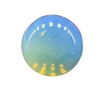 FOELANNE Crystal Geode Ball, 1Pcs 40mm Raw Natural Stone Pretty Opal Crystal Spheres Ball For Business Family Friend Gifts(45mm 50mm)