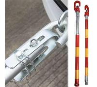 FOELANNE Heavy Pipe Towing Pole, Tow Bar For 3-50 Tons Car And Trailer Towing With Spring Damper And Storage Bag(Load 6 tons)