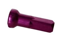 FOELANNE Mountain Bike Spoke Cap, 未处理 20pcs/lot column 14Ground bicycle head spokes nipples 7048 washer external brass alloy 12mm 14mm 16mm black silver red blue(Alloy 14mm Purple)