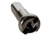 FOELANNE Mountain Bike Spoke Cap, 未处理 20pcs/lot column 14Ground bicycle head spokes nipples 7048 washer external brass alloy 12mm 14mm 16mm black silver red blue(Brass 12mm Silver)