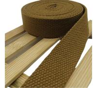 FOELANNE Nylon Heavy Webbing Strap, Cotton Webbing Strap 38mm 5 meters Multicolor For DIY Bag Sewing Accessories(Khaki)