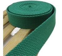 FOELANNE Nylon Heavy Webbing Strap, Cotton Webbing Strap 38mm 5 meters Multicolor For DIY Bag Sewing Accessories(Grass green)