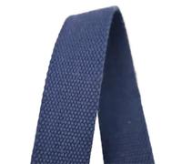 FOELANNE Nylon Heavy Webbing Strap, ester Cotton Webbing Strap 38mm x 3.5mm Multicolor 1/2/3 Meters(Blue-38mm,2Meters)