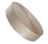 FOELANNE Nylon Heavy Webbing Strap, ester/Nylon Webbing Strap For Bags And Luggage Khaki 37mm/48mm x 5-20 yards(37MM x 5Yard)