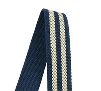 FOELANNE Nylon Heavy Webbing Strap, Polyester Cotton Webbing Strap Multicolor 38mm 3.5mm Thick 1/2/3 Meters(A5-38mm,2Meters)