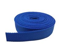 FOELANNE Nylon Heavy Webbing Strap, propylene Webbing Strap 1.5 inches Multicolor 5/10/20 yards(Blue,38mm/20Yards)