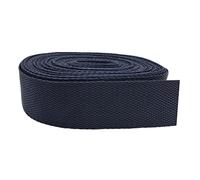 FOELANNE Nylon Heavy Webbing Strap, propylene Webbing Strap 1.5 inches Multicolor 5/10/20 yards(Navyblue,38mm/10Yards)