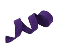 FOELANNE Nylon Heavy Webbing Strap, Webbing Strap 20 yards Cotton ester Multicolor 20mm 25mm 38mm 50mm(Purple,38 MM)