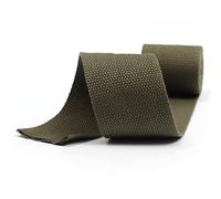 FOELANNE Nylon Heavy Webbing Strap, Webbing Strap For Bags Making ester Cotton Multicolor 20-50mm 5/10 Yards(Armygreen,25MM/5Yards)