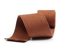 FOELANNE Nylon Heavy Webbing Strap, Webbing Strap For Bags Making ester Cotton Multicolor 20-50mm 5/10 Yards(Brown,20MM/10Yards)
