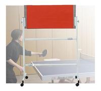 FOELANNE Table Tennis Returnboard Indoor, Table Tennis Vertical Return Training Board With Wheels Adjustable Angle For Home School