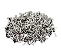 Foemey 100pcs Guitar Pickguard Screws For Strat/Tele Electric Guitar Bass silver