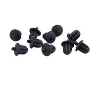 Foemey 10x Black Rubber 6.35mm Audio Jack PC DVD Microphone Socket Dust Cover