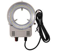 Foemey 48 LED Industrial Microscope Camera Ring Lamp Light Illuminator Lamp Adjustable Brightness USB Interface