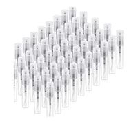 Foemey 50 Pcs Disposable Perfume Atomizer, Clear Plastic Spray Bottle Portable Fragrance Spray Bottle - 3Ml