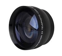 Foemey 52mm 2X Magnification Telephoto Lens for AF-S 18-55mm 55-200mm Lens Camera
