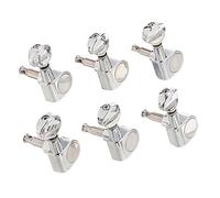 Foemey 6pcs 6R Guitar Tuning Pegs Tuners Machine Heads for Replacement