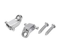 Foemey A Set 2 Pcs Electric Guitar Roller String Tree String Retainer - Silver