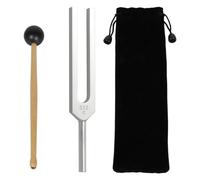 Foemey Aluminum Alloy Tuning Forks Tuning Fork Instrument Accessories 512Hz with Hammers for Nervous System Testing Sound Healing Therapy