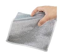 Foemey Anti-Scratch Dishcloth,Wet and Dry Use,Scrubs and Cleans Dishes,Sinks,Counters, Stoves,Easy Rinse,Machine Washable 10PCS