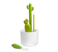 Foemey Cactus Bottle Brush, Straw Brush, Multifunctional Cleaning Brush Set, Full-Angle Cleaning