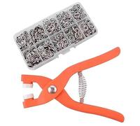 Foemey Five Claw Button Installation Tool Pliers Set Five Claw Button Installation Tool Pliers Invisible Snap Button Sewing-Free Button Set is Suitable for DIY Crafts