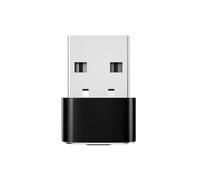 Foemey Mini Mouse Jiggler ON/Off Button USB Mouse Movement Simulator for Office Automatic Undetectable Mouse Jiggler Black