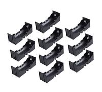 Foemey Plastic Single 26650 Battery Holder Case Storage Box 10Pcs Black
