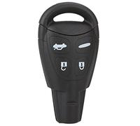 Foemey Replacement 4 Buttons Keyless Entry Remote Car Key Fob Case Cover and Button Pad with Insert Blade Compatible with Saab 9.3 and 9.5