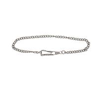 Foemey Retro Antique Vintage Pocket Watch Chain Silver