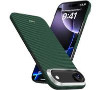Foenor Aramid Fiber for iPhone 17 Air Case, Compatible with MagSafe, Ultra Thin & Lightweight Case for iPhone 17 Air, Kevlar 600D Aramid Fiber with Ultra-Slim Caseless Feel (Green)